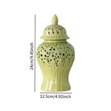 Maxbell Ceramic Ginger Jar Centerpiece Table Decoration for Party Living Room Office