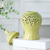 Maxbell Ceramic Ginger Jar Centerpiece Table Decoration for Party Living Room Office