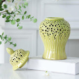 Maxbell Ceramic Ginger Jar Centerpiece Table Decoration for Party Living Room Office