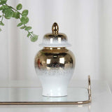 Maxbell Chinese Ginger Jar Decoration Ceramic Covered Jar Vase for Party Office Desk