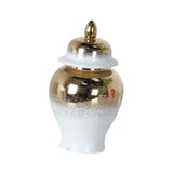 Maxbell Chinese Ginger Jar Decoration Ceramic Covered Jar Vase for Party Office Desk