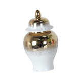 Maxbell Chinese Ginger Jar Decoration Ceramic Covered Jar Vase for Party Office Desk