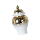Maxbell Chinese Ginger Jar Decoration Ceramic Covered Jar Vase for Party Office Desk