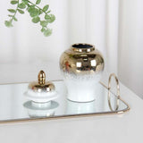 Maxbell Chinese Ginger Jar Decoration Ceramic Covered Jar Vase for Party Office Desk