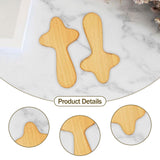 Maxbell 2Pcs Pocket Crosses Crafts Clinging Palm Portable Religious Handheld Crosses Wood Color