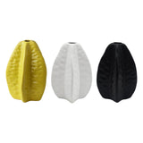 Maxbell Ceramic Vase Photo Prop Modern Fruit Vase for Dorm Room Bathroom Living Room Yellow