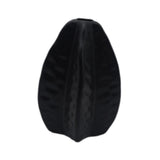 Maxbell Ceramic Vase Photo Prop Modern Fruit Vase for Dorm Room Bathroom Living Room Black