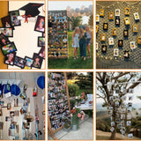 Maxbell 40 Pieces Paper Picture Frame 6inch DIY for Graduation Restaurant Shop