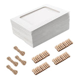 Maxbell 40 Pieces Paper Picture Frame 6inch DIY for Graduation Restaurant Shop