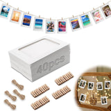 Maxbell 40 Pieces Paper Picture Frame 6inch DIY for Graduation Restaurant Shop