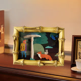 Maxbell Resin Picture Frame Wall Art Luxury Cartoon for Housewarming Wedding Collage 7inch