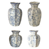Maxbell Chinese Ceramic Flower Vase Home Decor Plant Holder for Office Wedding Table Begonia 8cmx15cm