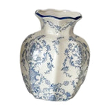 Maxbell Chinese Ceramic Flower Vase Home Decor Plant Holder for Office Wedding Table Begonia 8cmx15cm