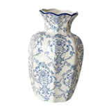 Maxbell Chinese Ceramic Flower Vase Home Decor Plant Holder for Office Wedding Table Begonia 10cmx24cm