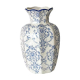 Maxbell Chinese Ceramic Flower Vase Home Decor Plant Holder for Office Wedding Table Begonia 10cmx24cm