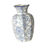 Maxbell Chinese Ceramic Flower Vase Home Decor Plant Holder for Office Wedding Table Begonia 10cmx24cm