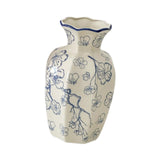 Maxbell Chinese Ceramic Flower Vase Home Decor Plant Holder for Office Wedding Table PlumBossom 10cmx24cm