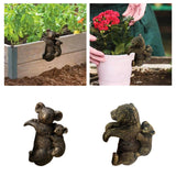 Maxbell Plant Pot Decor Planter Hanging Pendant Ornament for Patio Courtyard Balcony koala