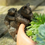 Maxbell Plant Pot Decor Planter Hanging Pendant Ornament for Patio Courtyard Balcony bear