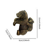 Maxbell Plant Pot Decor Planter Hanging Pendant Ornament for Patio Courtyard Balcony bear