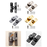 Maxbell Zinc Alloy Door Lock Lathch Door Latch Lock for Bedroom Home Security Garden Black