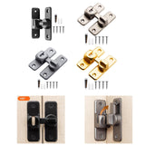 Maxbell Zinc Alloy Door Lock Lathch Door Latch Lock for Bedroom Home Security Garden Black