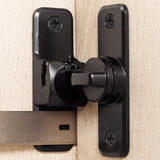 Maxbell Zinc Alloy Door Lock Lathch Door Latch Lock for Bedroom Home Security Garden Black