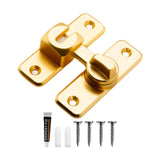 Maxbell Zinc Alloy Door Lock Lathch Door Latch Lock for Bedroom Home Security Garden Gold