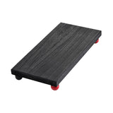 Maxbell Wooden Cosmetic Stand Sturdy Pedestal Stand for Dresser Countertop Dormitory Large Black