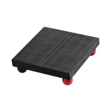 Maxbell Wooden Cosmetic Stand Sturdy Pedestal Stand for Dresser Countertop Dormitory Small Black