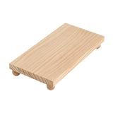 Maxbell Wooden Cosmetic Stand Sturdy Pedestal Stand for Dresser Countertop Dormitory Large Wood