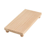 Maxbell Wooden Cosmetic Stand Sturdy Pedestal Stand for Dresser Countertop Dormitory Large Wood