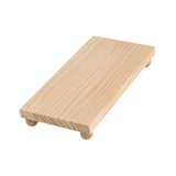 Maxbell Wooden Cosmetic Stand Sturdy Pedestal Stand for Dresser Countertop Dormitory Large Wood