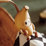 Maxbell Wooden Banana Statue Sculpture Table Centerpiece Desktop Fruit Figurine Doll