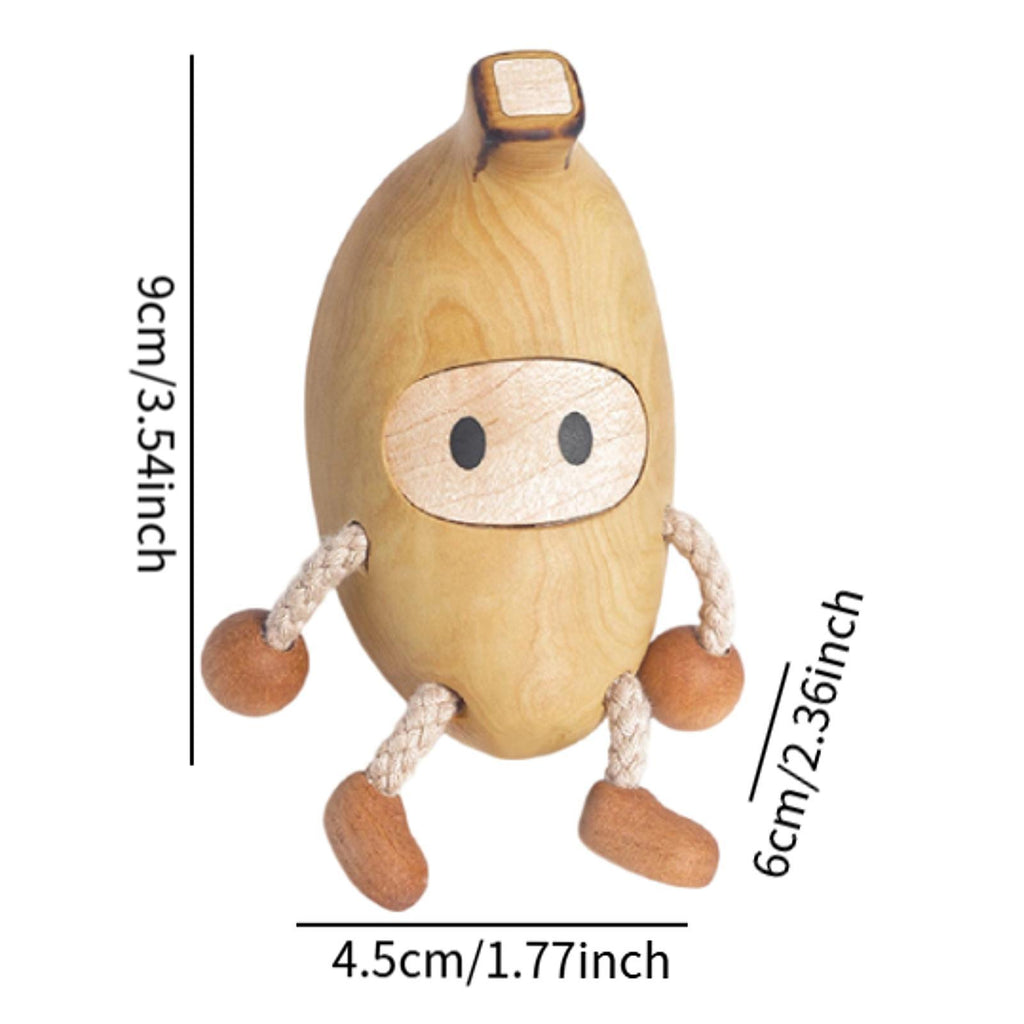 ⚡️Buy Maxbell Wooden Banana Statue Sculpture Table Centerpiece