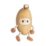 Maxbell Wooden Banana Statue Sculpture Table Centerpiece Desktop Fruit Figurine Doll