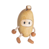 Maxbell Wooden Banana Statue Sculpture Table Centerpiece Desktop Fruit Figurine Doll