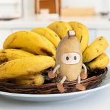 Maxbell Wooden Banana Statue Sculpture Table Centerpiece Desktop Fruit Figurine Doll