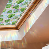 Maxbell Window Privacy Film Reusable for Room Heat Control Stained Glass Window Film
