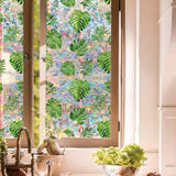 Maxbell Window Privacy Film Reusable for Room Heat Control Stained Glass Window Film