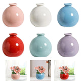 Maxbell Plant Pot Home Table Centerpiece Desktop Small Bookshelf Ceramic Flower Vase Pink
