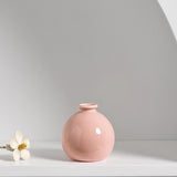 Maxbell Plant Pot Home Table Centerpiece Desktop Small Bookshelf Ceramic Flower Vase Pink