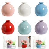 Maxbell Plant Pot Home Table Centerpiece Desktop Small Bookshelf Ceramic Flower Vase Pink