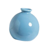 Maxbell Plant Pot Home Table Centerpiece Desktop Small Bookshelf Ceramic Flower Vase Blue