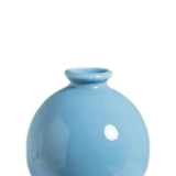 Maxbell Plant Pot Home Table Centerpiece Desktop Small Bookshelf Ceramic Flower Vase Blue