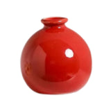 Maxbell Plant Pot Home Table Centerpiece Desktop Small Bookshelf Ceramic Flower Vase Red