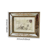 Maxbell Ornate Picture Frame Tabletop Display Wall Art Gifts Ornament Rustic Antique 7inch