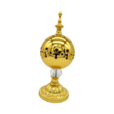 Maxbell Incense Burner Electric Zen Decor Censer Burner for Gift Office Gold