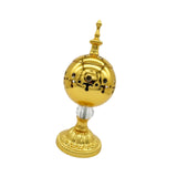 Maxbell Incense Burner Electric Zen Decor Censer Burner for Gift Office Gold