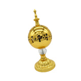 Maxbell Incense Burner Electric Zen Decor Censer Burner for Gift Office Gold